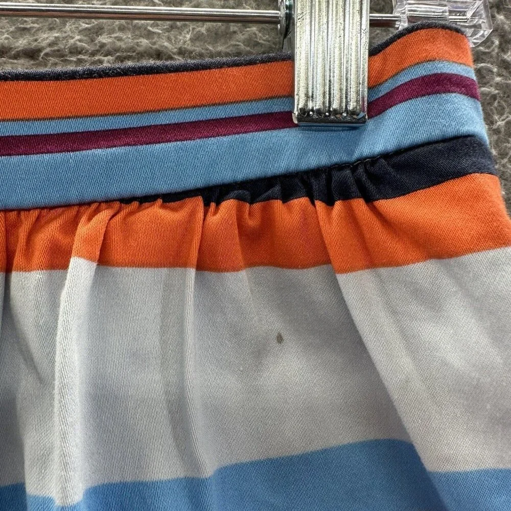 J. Crew Skirt Women's‎ 2 Multi Colored Striped Pocket Tube Skirt Ladies 2